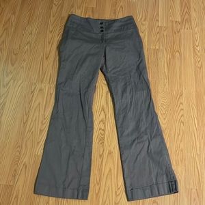 H&M Gray flare pants size 8